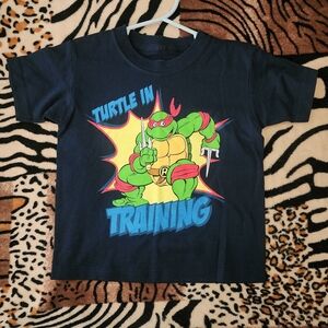 🎉Teenage Mutant Ninja Turtle Navy Toddler Graphic T-Shirt (Size 3T)